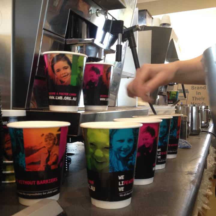 Printed coffee cups