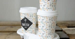 paper coffee cup design