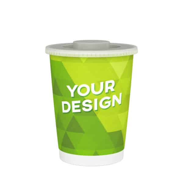 Compostable Paper Cup with Lid